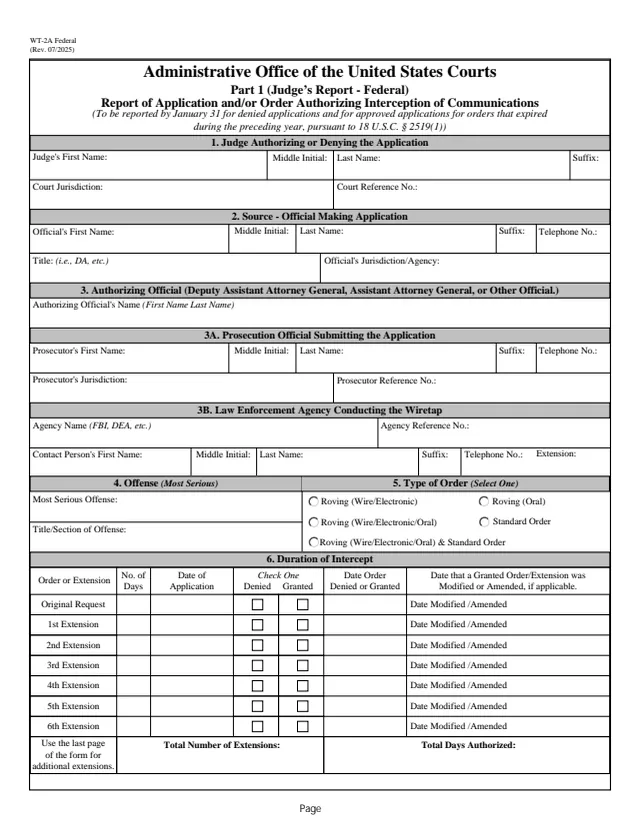 Page 1 of form WT 2A