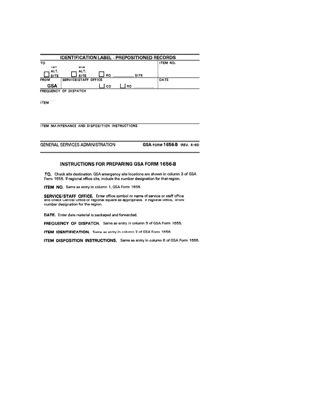 Page 1 of form GSA1656B