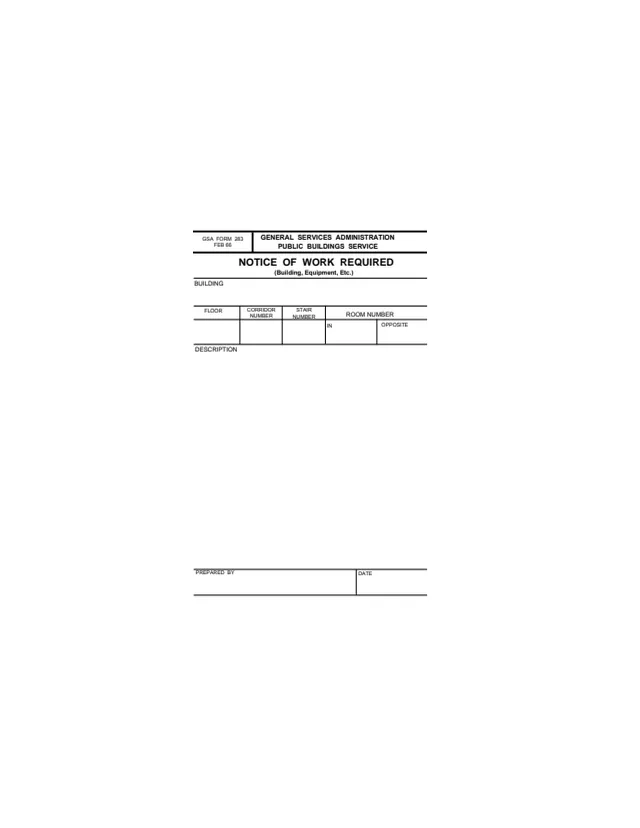 Page 1 of form GSA283