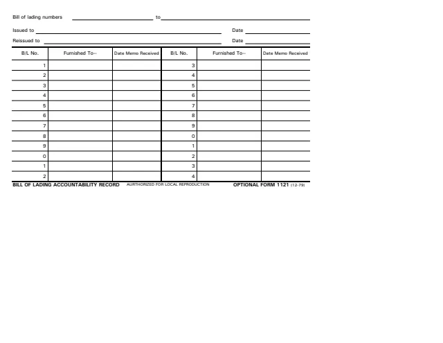 Page 1 of form OF1121