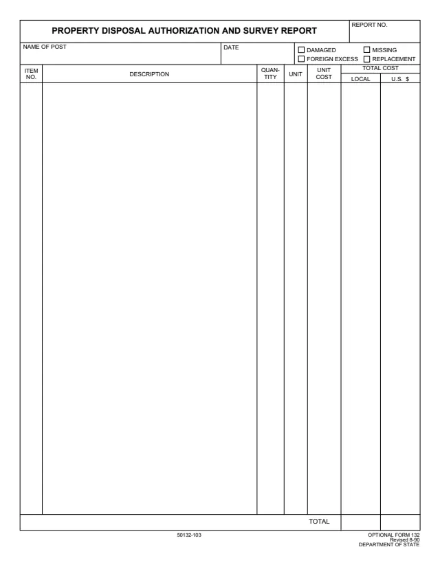 Page 1 of form OF132