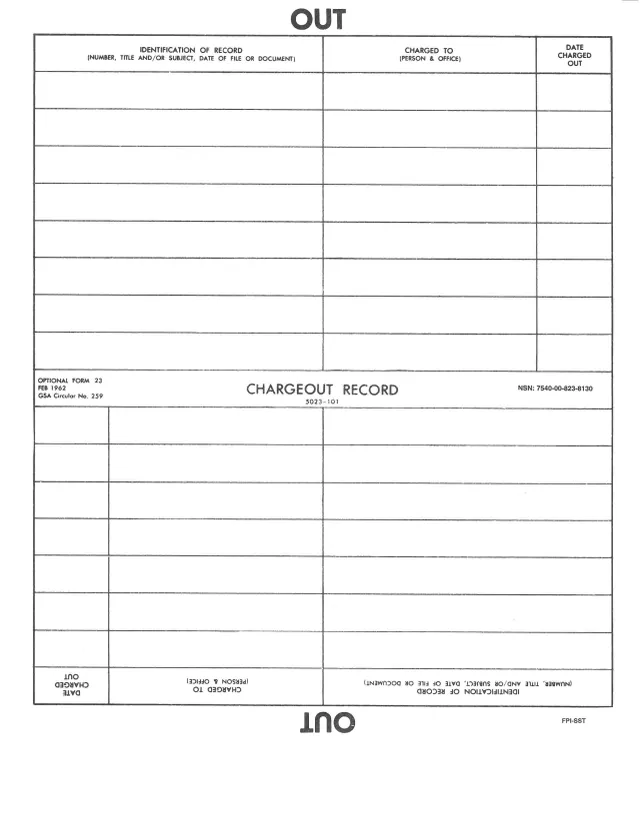 Page 1 of form OF23