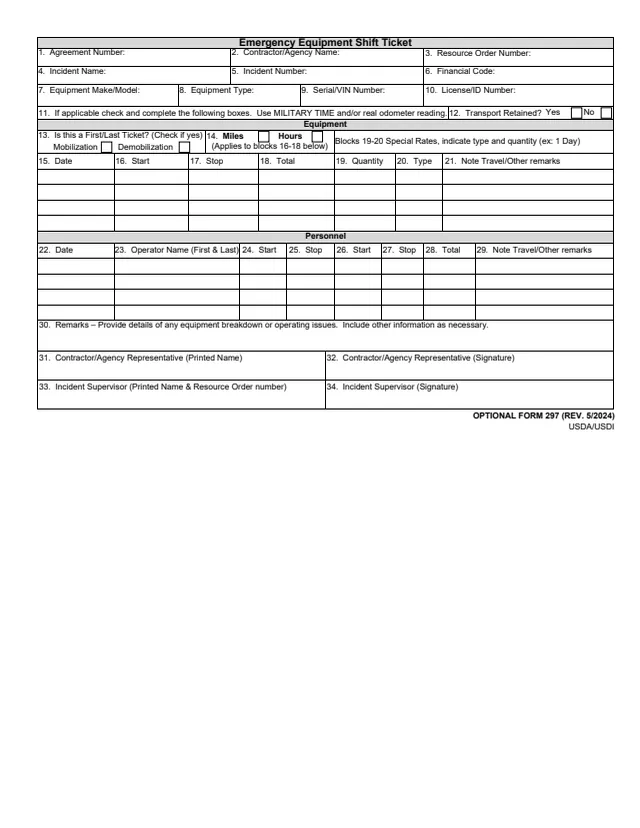 Page 1 of form OF297