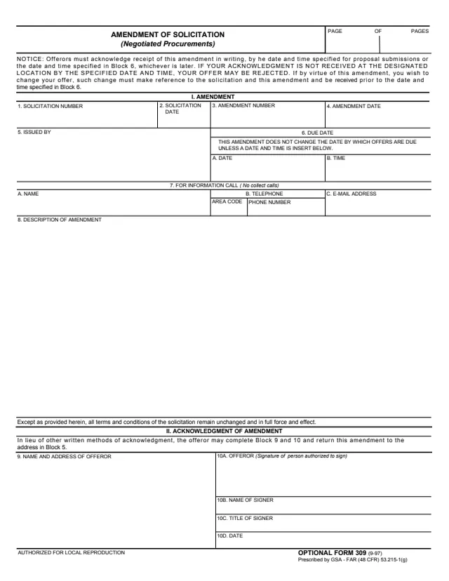 Page 1 of form OF309