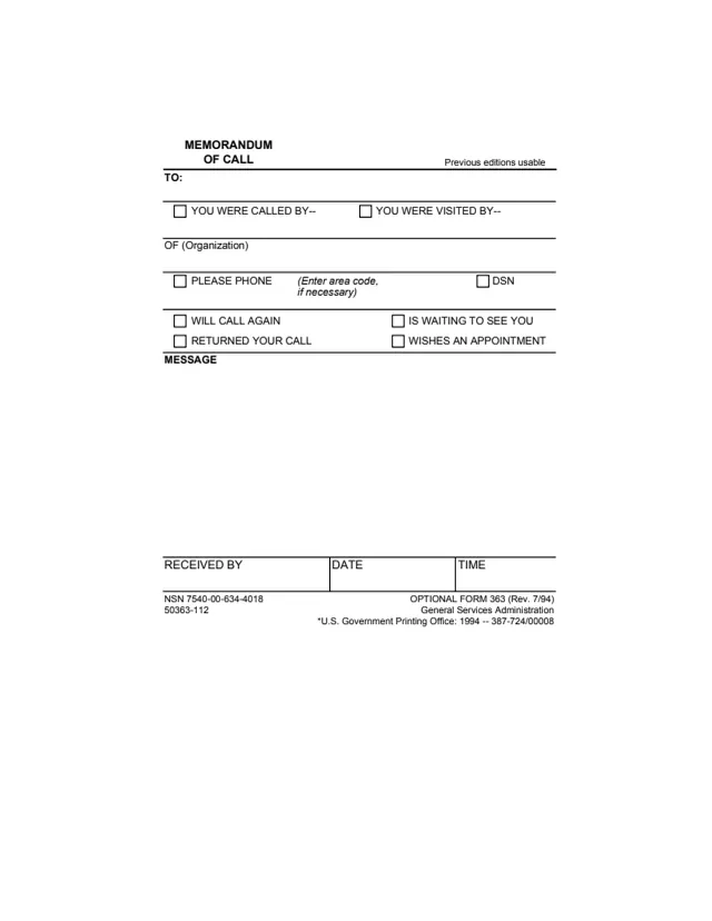 Page 1 of form OF363