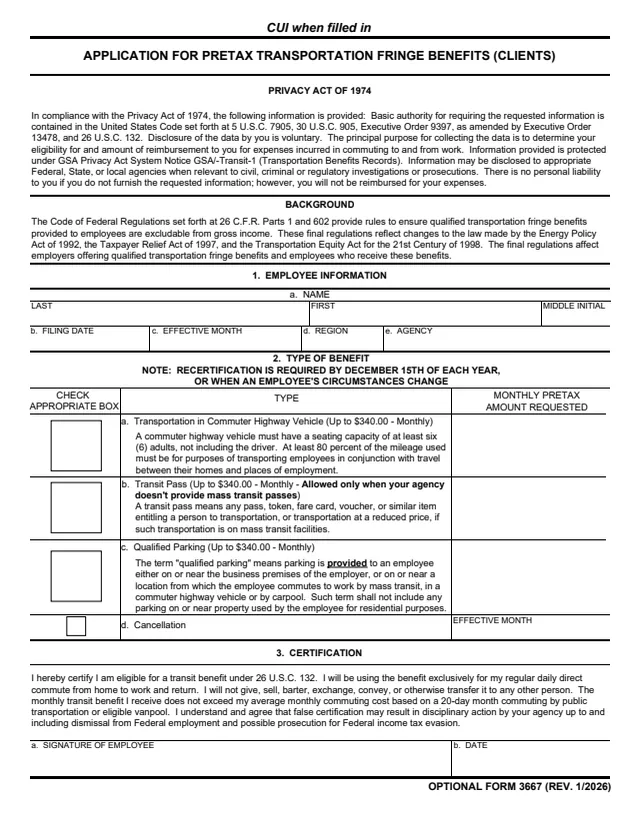 Page 1 of form OF3667
