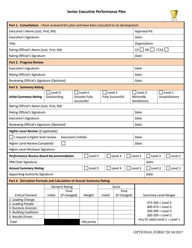Page 1 of form OF720