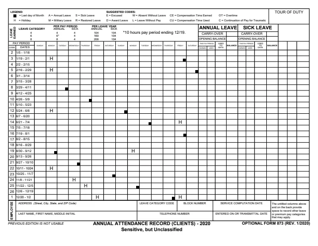 Page 1 of form OF873_20