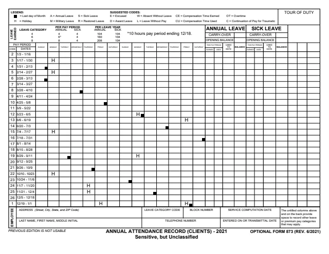 Page 1 of form OF873_21