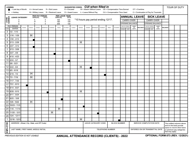 Page 1 of form OF873_22