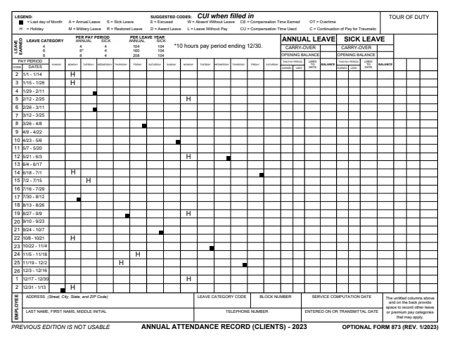 Page 1 of form OF873_23