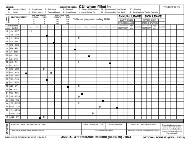 Page 1 of form OF873_24