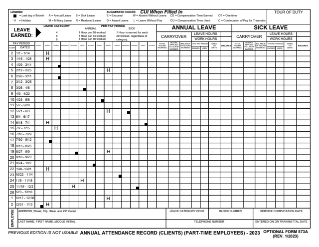 Page 1 of form OF873A_23
