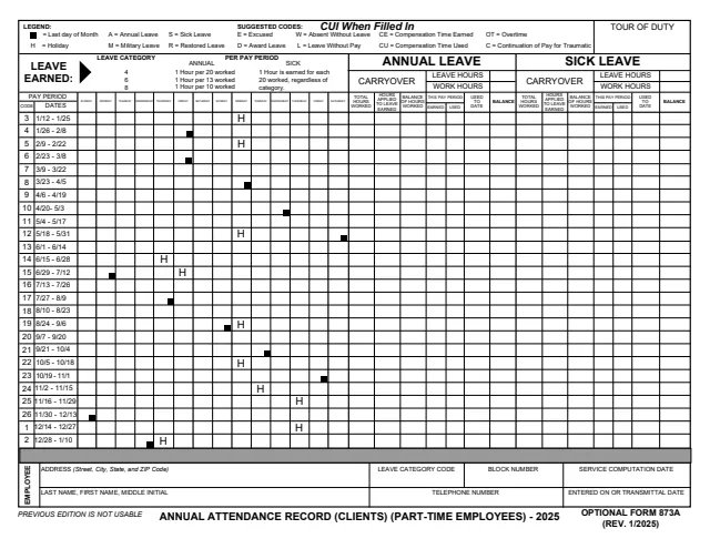 Page 1 of form OF873A_25