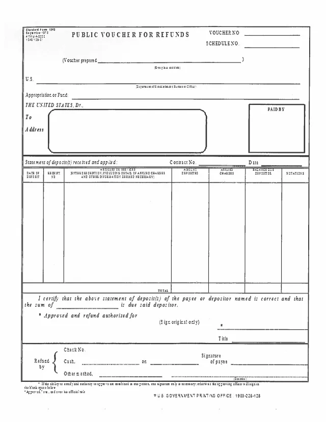 Page 1 of form SF1049