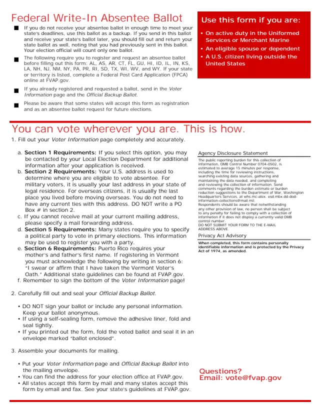 Page 1 of form SF186