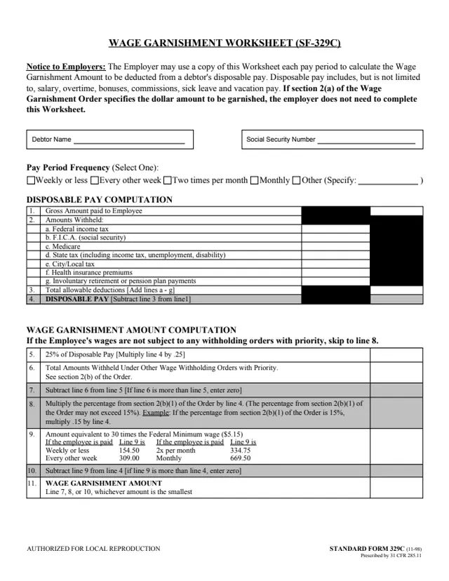 Page 1 of form SF329C