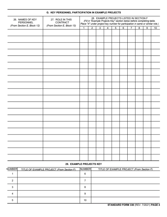 Page 1 of form SF330_SG