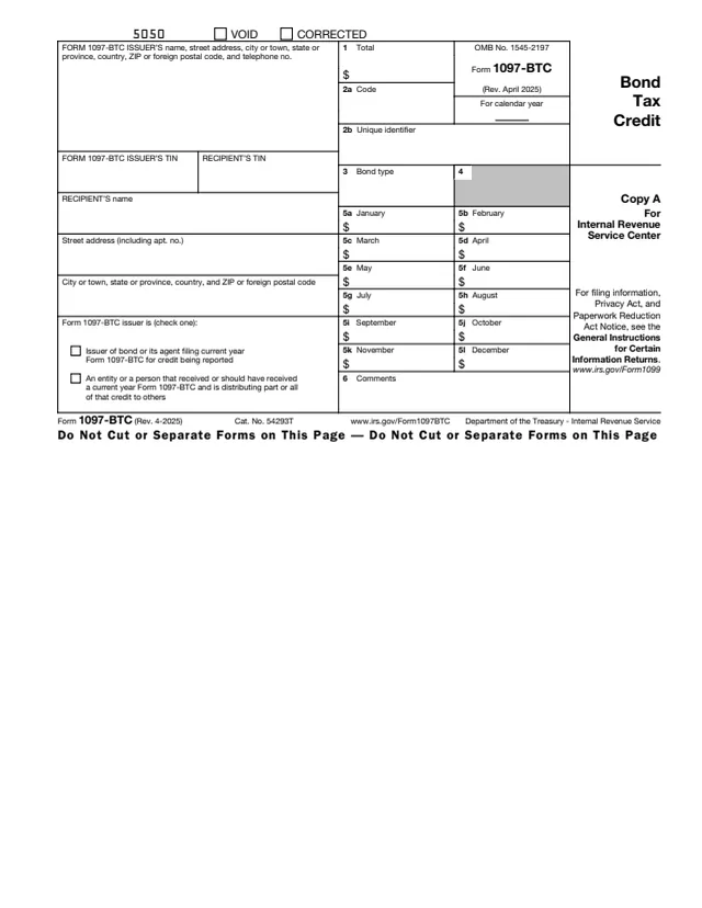 Page 1 of form 1097-BTC