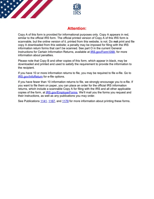 Page 1 of form 1099-LS