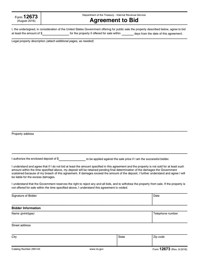 Page 1 of form 12673