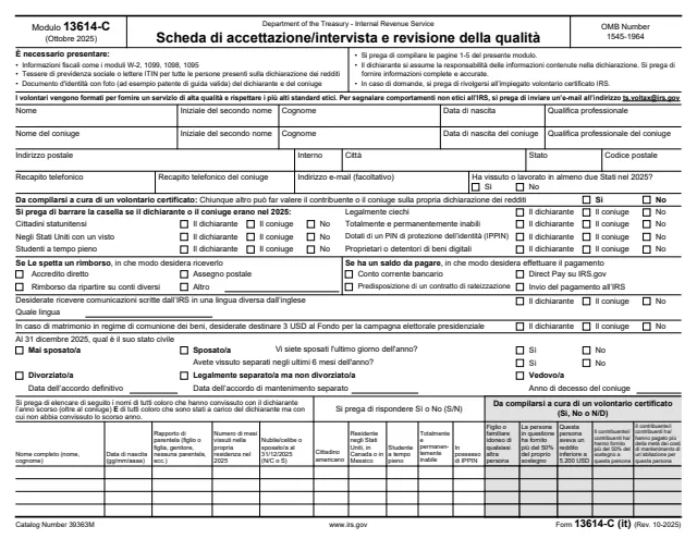 Page 1 of form 13614-C