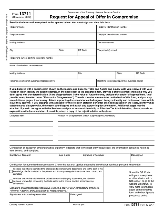 Page 1 of form 13711