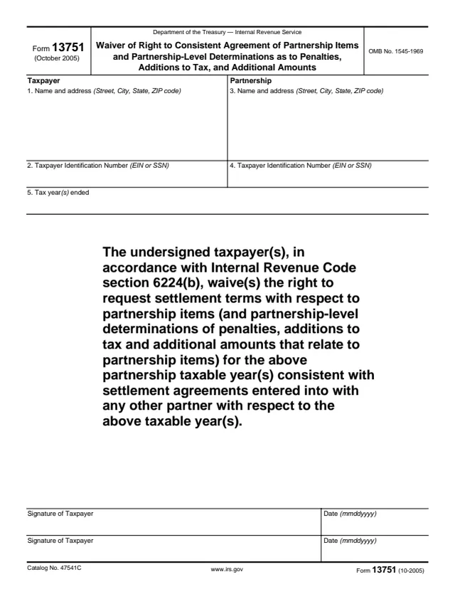 Page 1 of form 13751