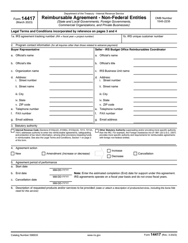 Page 1 of form 14417