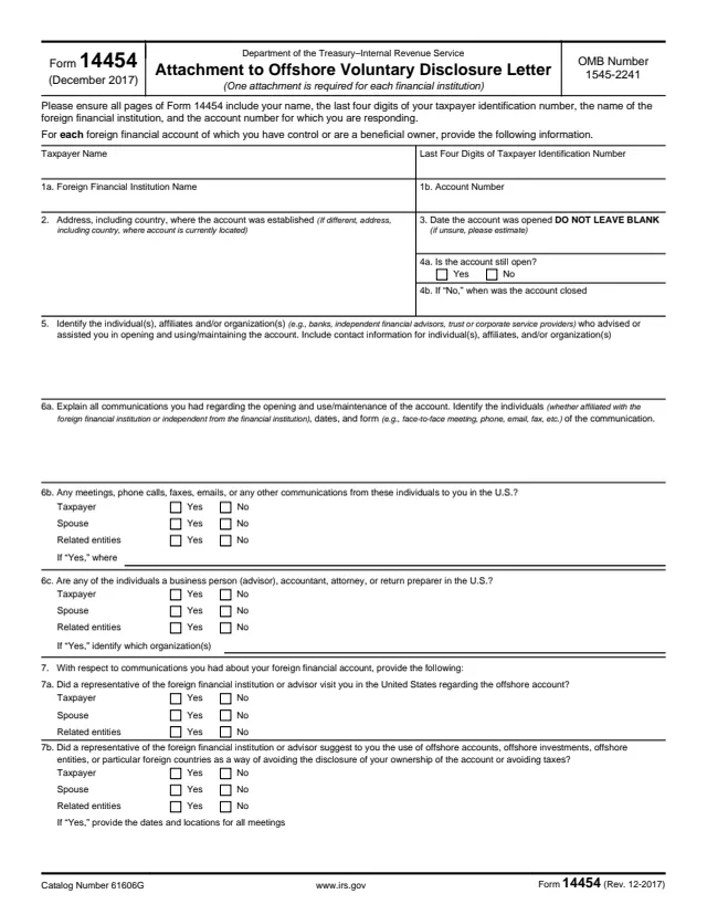 Page 1 of form 14454