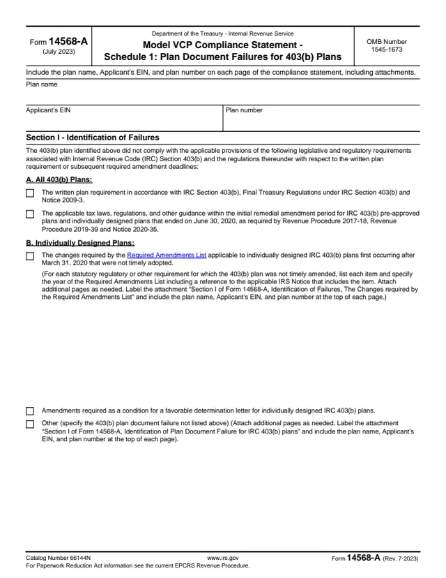 Page 1 of form 14568-A