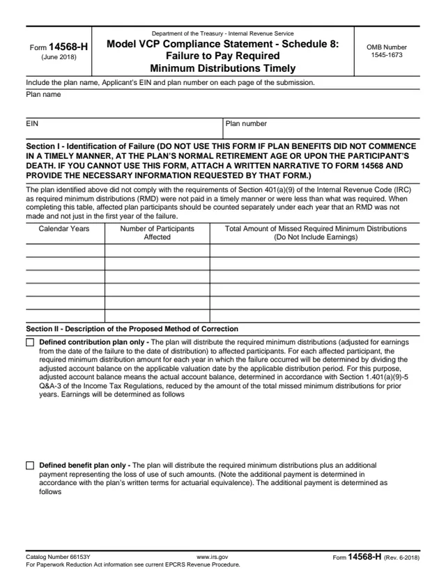 Page 1 of form 14568-H