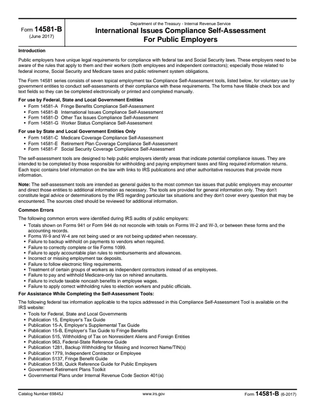 Page 1 of form 14581-A