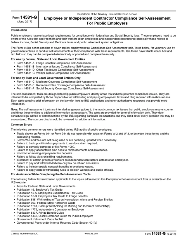 Page 1 of form 14581-G