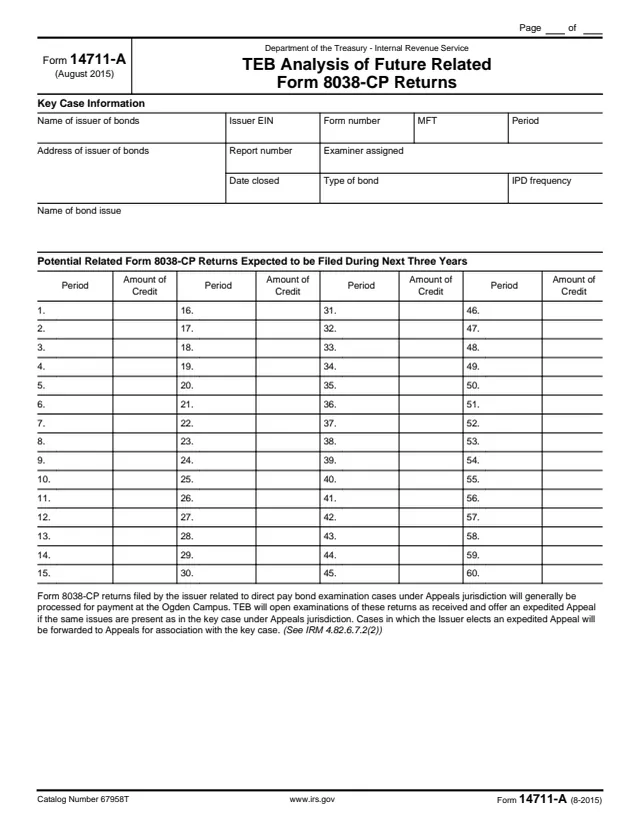 Page 1 of form 14711-A