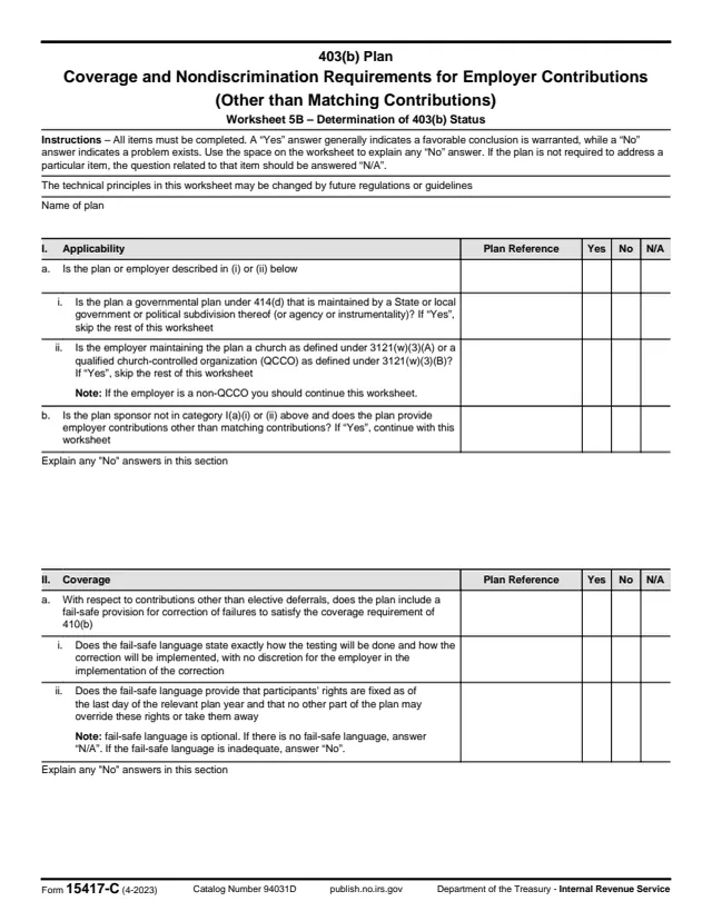 Page 1 of form 15417-C