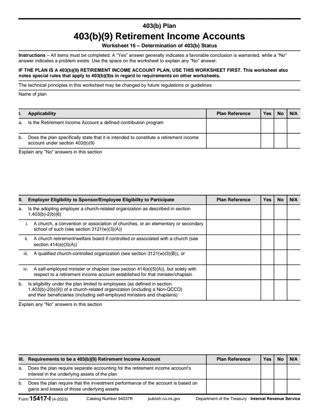 Page 1 of form 15417-I