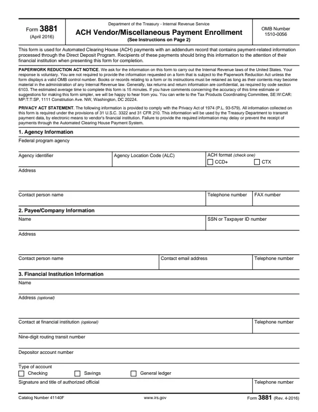 Page 1 of form 3881