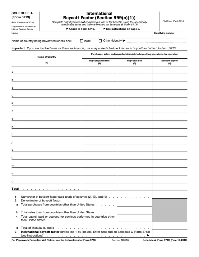 Page 1 of form 5713