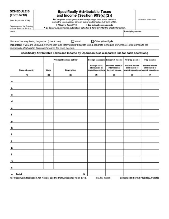 Page 1 of form 5713