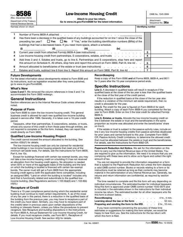 Page 1 of form 8586
