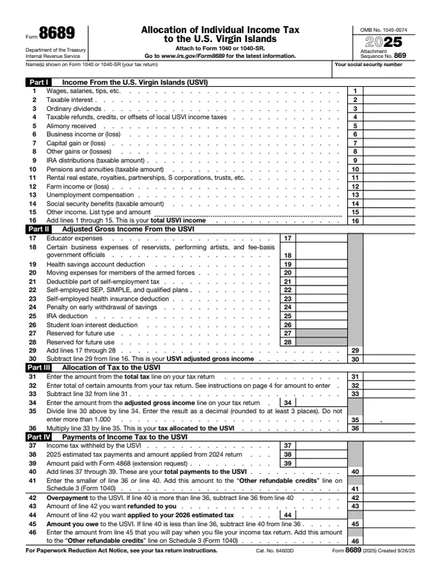 Page 1 of form 8689
