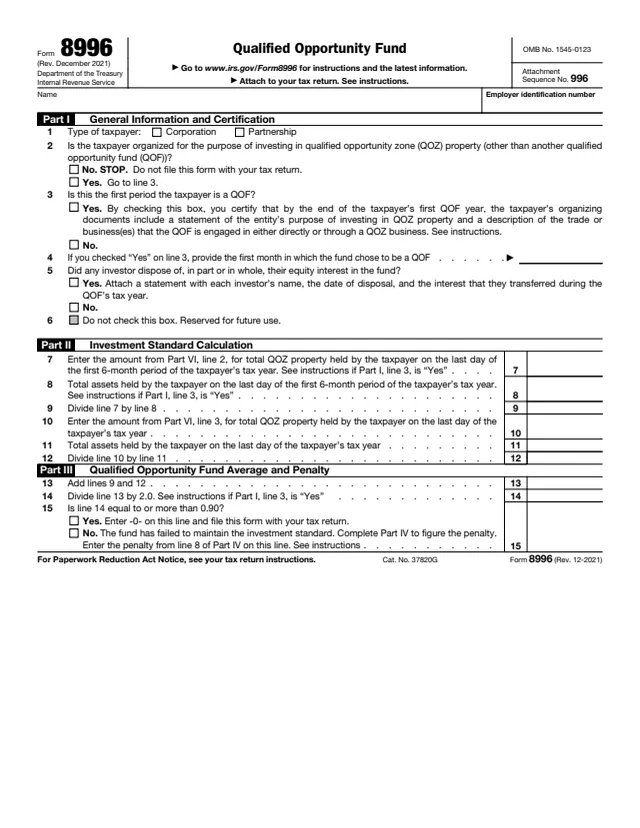 Page 1 of form 8996