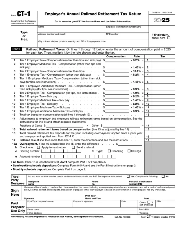 Page 1 of form CT-1