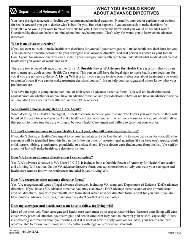 Page 1 of form 10-0137A