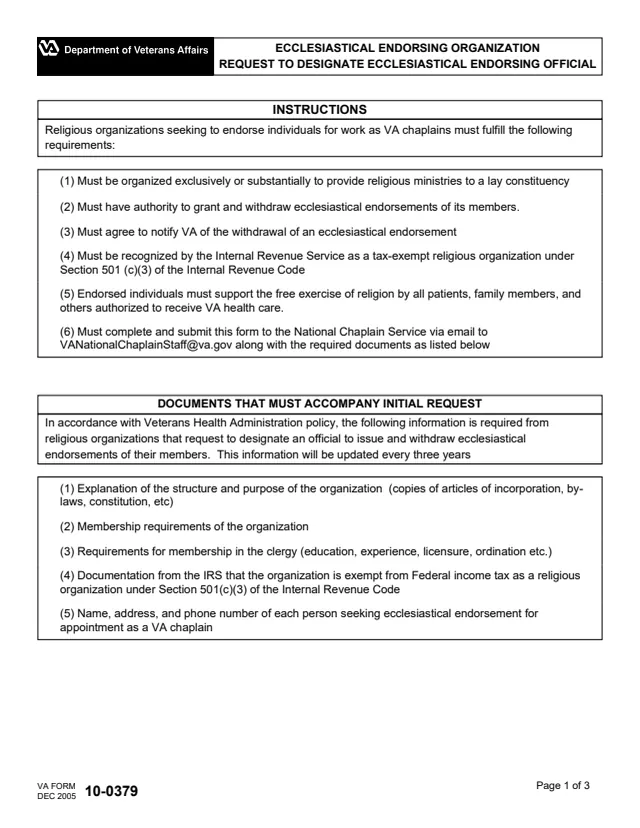 Page 1 of form 10-0379