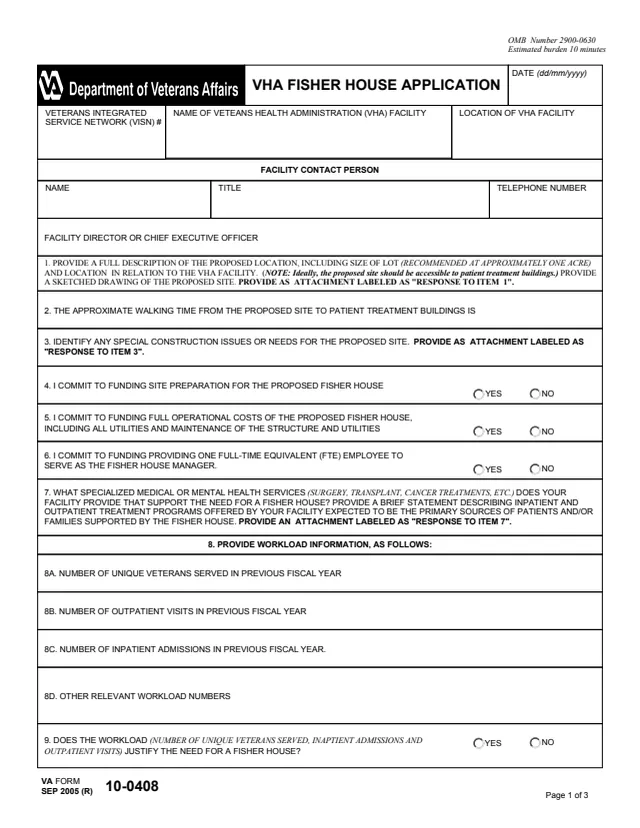 Page 1 of form 10-0408