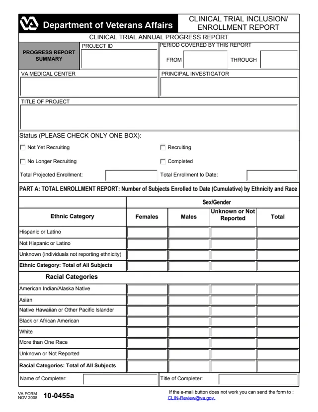 Page 1 of form 10-0455a