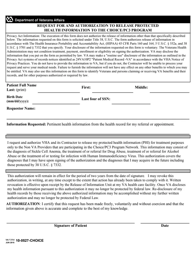 Page 1 of form 10-0527