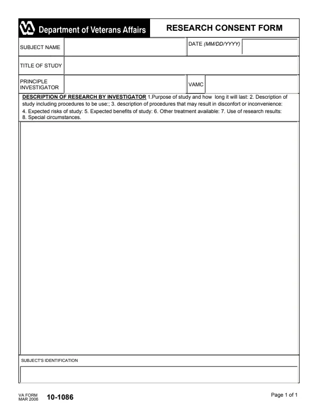 Page 1 of form 10-1086